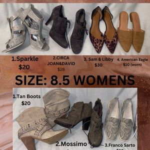 Tons of shoes in my closet and accepting offers on ALL to clear out my closet